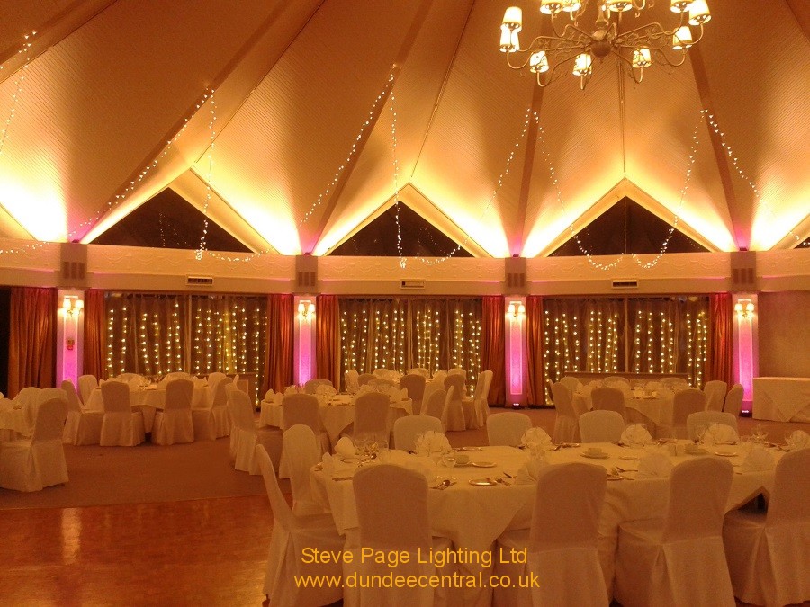 wedding uplighters at atholl palace hotel pitlochry